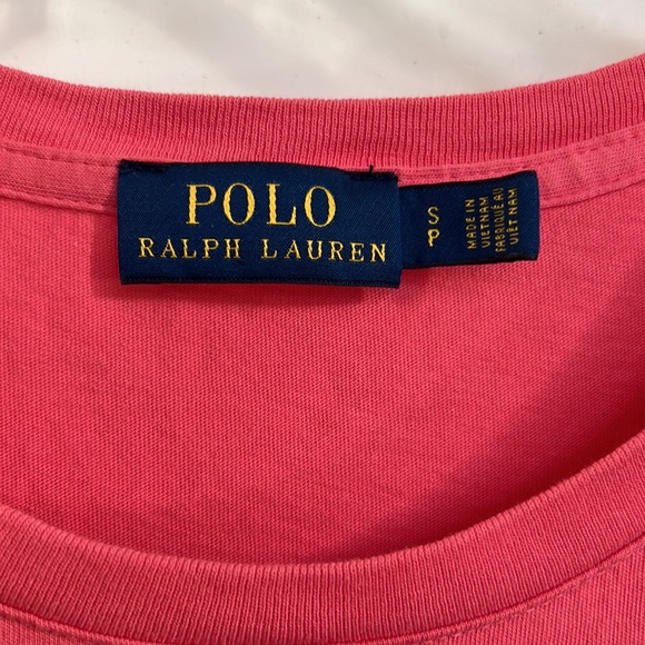 Polo Ralph Lauren Pink T Shirt Long Line Dress - Picture 7 of 11